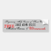 Gravidhjälp centrerar av Kent County, 302 698 9… Bildekal