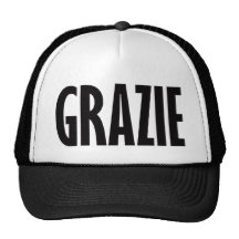 Grazie svart kepsar