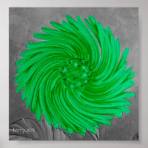 greendaisyswirl affischer
