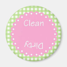 greenplaid2 magnet för kylskåp