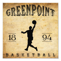 Greenpoint New York basket 1894 Fototryck