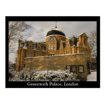 Greenwich slott, London Vykort