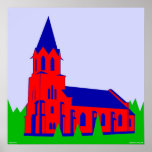 Grejs kyrka - Grejs Kirke Posters