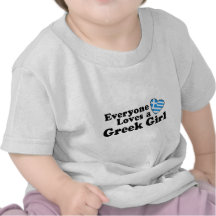 Grekisk flicka t-shirt