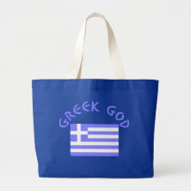 Grekisk gud & flagga kassar