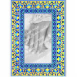 Grekisk mosaisk fotoramskulptur acrylic cut out