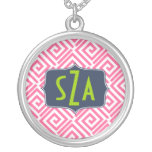 Grekiskt chic Monogramhalsband
