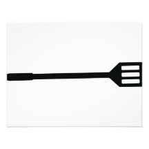 grillfestbesticksymbol anpassningsbara inbjudningskort