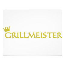 Grillmeister symbol personliga inbjudan