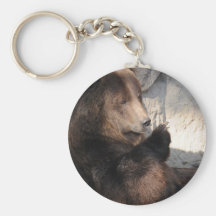 Grizzlybjörngalt Nyckel Ringar