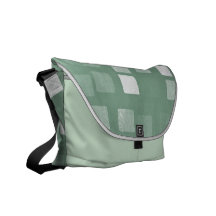 Grön abstrakt Rickshawmessenger bag