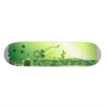 Grön abstrakt skate board