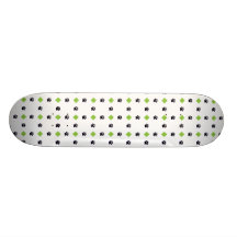Grön Argyle tass avtryck Anpassningsbara Skateboard