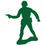 Grön arméman photo cutouts