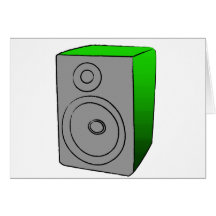 Grön BOOMBOX Kort