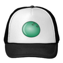 Grön bowlingklot mesh kepsar