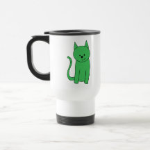 Grön Cat. Kaffe Muggar