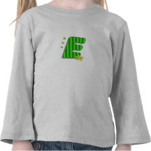 grön e-monogram t-shirts