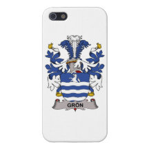 Gron familjvapensköld iPhone 5 cover
