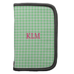 Grön Gingham för Mint Organizer