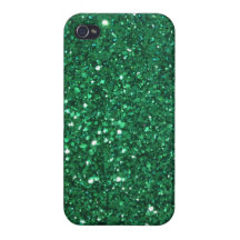 Grön glitteriphone case