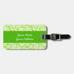 Grön hjärtabagagemärkre luggage tag