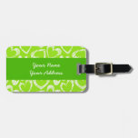 Grön hjärtabagagemärkre luggage tag