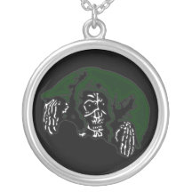 Grön Hooded Reaper Anpassningsbar Halsband
