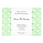 Grön kunglig födelsedaginbjudan