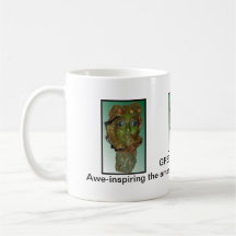 GRÖN KVINNA KAFFE KOPP