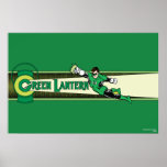 Grön lykta och logotyp affisch