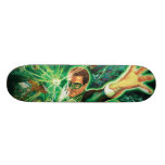 Grön lyktamålning skateboards
