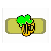 Grön öldagst patricks day vykort