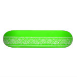Grön Pro Paisley för limefrukt Skateboard
