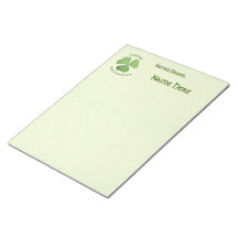 Grön Shamrock Memo Note Pads