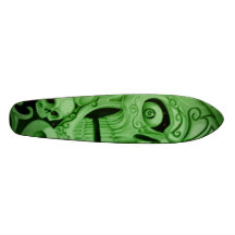 grön skalle 2 skate decks