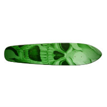 grön SKALLE 3 Anpassad Skate Board
