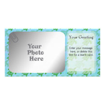 Grön sköldpaddaPhotoCard mall Foto Kort
