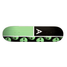 Grön & svart främling skate deck