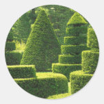 Grön Topiary - klistermärke