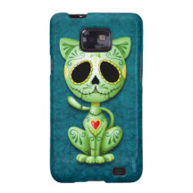 Grön Zombiesockerkattunge Galaxy SII Skydd