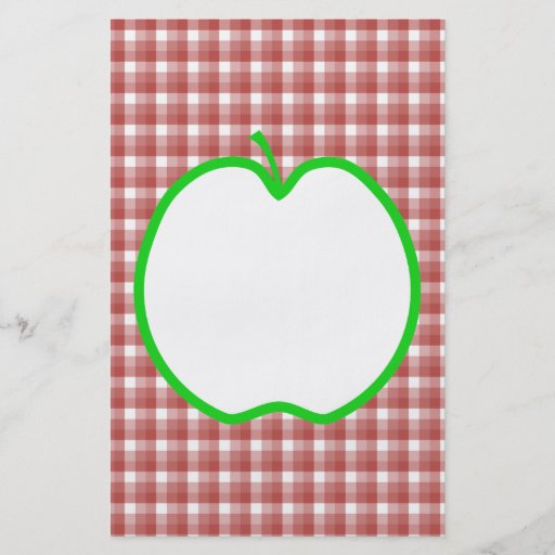 Gröna Apple med den röd och vitkontrollmodellen Flygblad