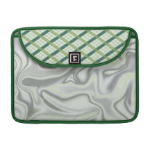 Gröna Argyle Sleeves För MacBook Pro