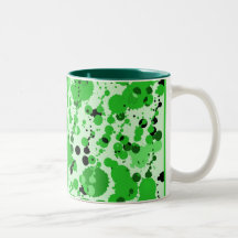 gröna fläckar kaffe kopp