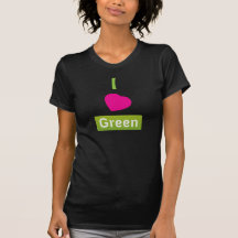 Gröna flaggakvinnor t shirt