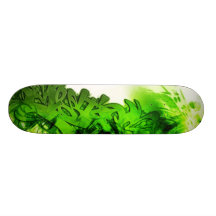 Gröna grafitti skate board