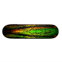Gröna Grungy stiger ombord Skate Decks