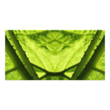 Gröna lövrika Digital Art. Hälsningskort Med Foto