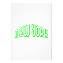 Gröna New York Inbjudningar