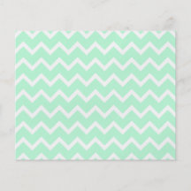 Gröna sicksackStripes. för Mint Flygblad Designs